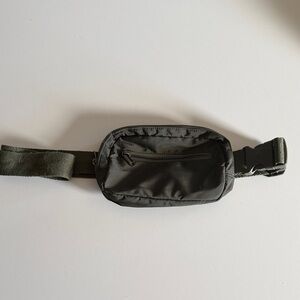 Olive Green Men's Belt Bag